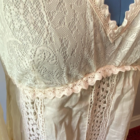 Free people cream colored lace dress - Picture 4 of 9
